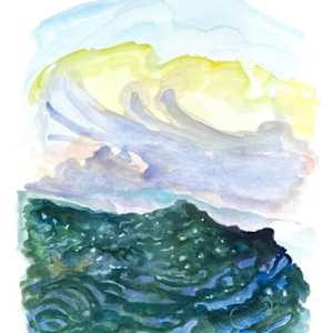 Pool of water by Sheila Miles