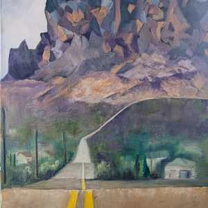 South Desert Highway by Evelyn Snyder