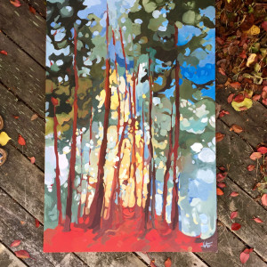 Autumn Forest Floor by Holly Ann Friesen 