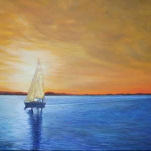 Gilded Sky Sailing by Jill Cooper, Image 1.