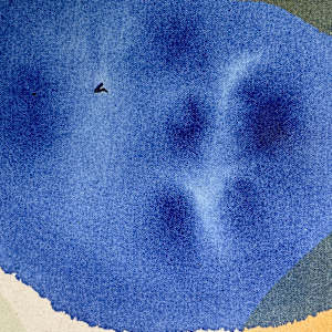 Indigo Yellow Ochre III by Margaret Fronimos 