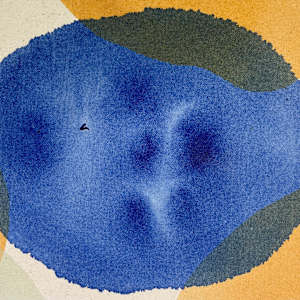 Indigo Yellow Ochre III by Margaret Fronimos 