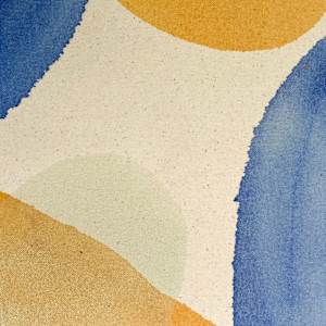 Indigo Yellow Ochre V by Margaret Fronimos 