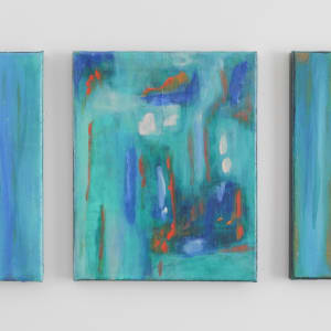Forest Visions Triptych by Margaret Fronimos
