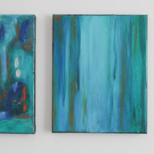 Forest Visions Triptych by Margaret Fronimos 