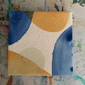 Indigo Yellow Ochre V by Margaret Fronimos 