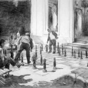 "the Chess Players" by Matthew Davey 