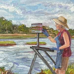Plein-Air Artist by Emily Eve Weinstein, Image 1.