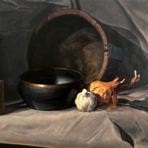 Still Life with Singing Bowl by Maxwell Roath