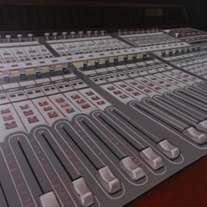 Red Mixing Board