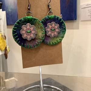 Earrings by Angelia Wilson, Image 1.