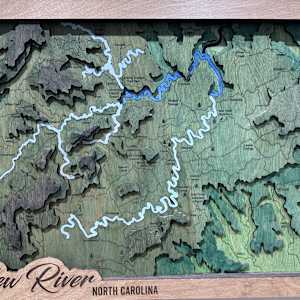 New River Map by Angelia Wilson, Image 1.