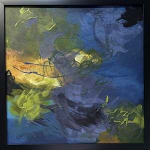 Abstract in Blues #1 by Debbie Lamson, Image 1.