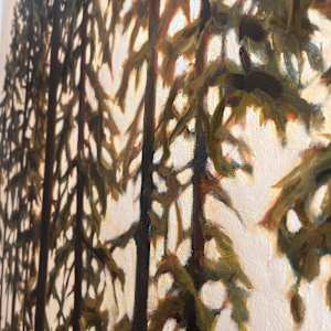 Standing Before The Yellow Sky by Amber Bryans  Image: Detail