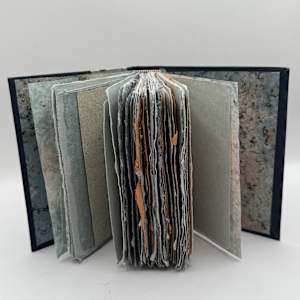 Blue Artist Journal by Kelly K. Pontoni 