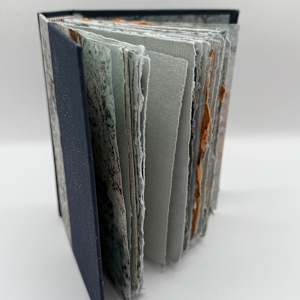 Blue Artist Journal by Kelly K. Pontoni 