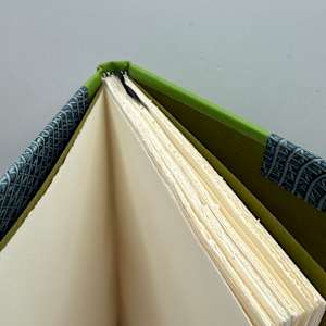 Green and Blue Artist Journal by Kelly K. Pontoni 