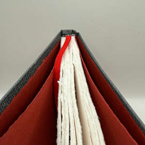 Gray and Marbled Artist Journal by Kelly K. Pontoni 