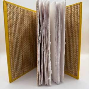 Yellow Artist Journal by Kelly K. Pontoni 