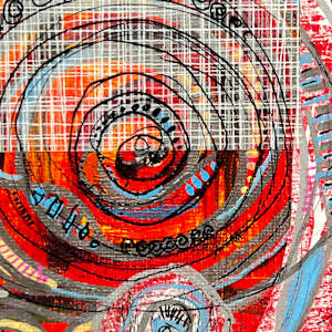Red Spiral by Kelly K. Pontoni 