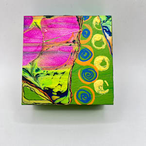 Lime + Blue by Kelly K. Pontoni