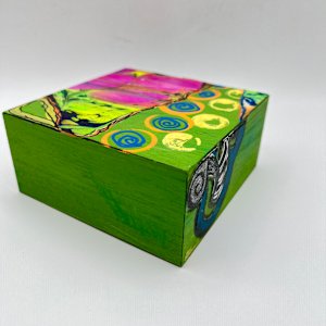 Lime + Blue by Kelly K. Pontoni 