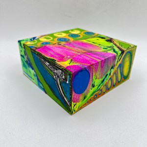 Lime + Blue by Kelly K. Pontoni 