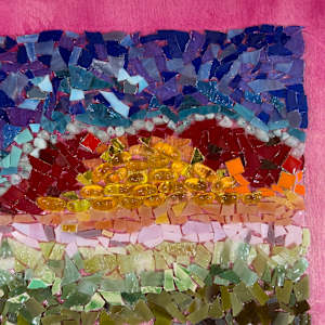 The Sun Will Rise Again Lilac People by Kelly K. Pontoni 