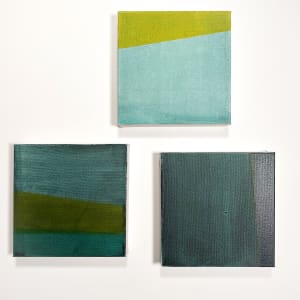 daydreaming in green I, II & III by Simone Christen 
