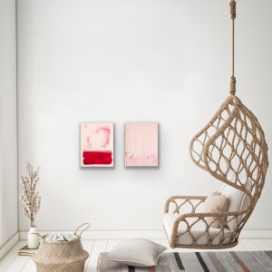 red basis by Simone Christen  Image: how it could look on the wall
