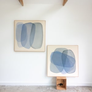 centered by simone christen  Image: in the studio with piece 'inhale'