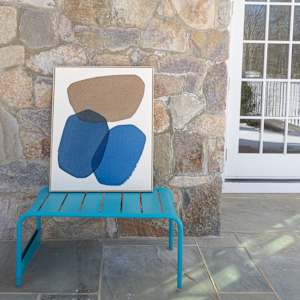 blues & maroon by Simone Christen  Image: outside