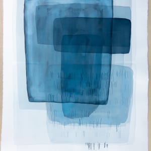 large veils in blue III by Simone Christen 