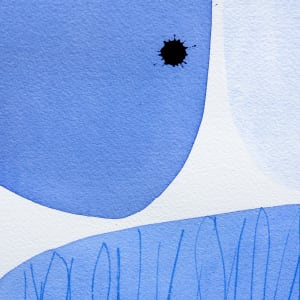 summer blue X  Image: detail