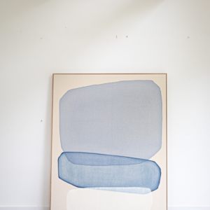 into the blue by Simone Christen  Image: in the studio