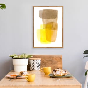 yellow & ochre by simone christen  Image: how it could look on the wall