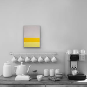 yellow soul II by simone christen  Image: how it could look on the wall