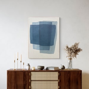 indigo layers by simone christen  Image: how it could look on the wall
