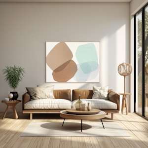 leather & sky by Simone Christen  Image: how it could look in a room