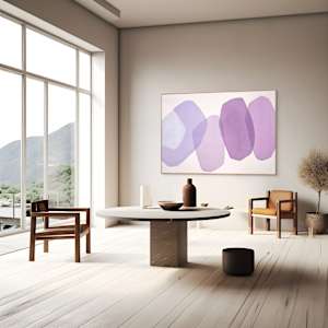 lupines by Simone Christen  Image: how it could look on the wall