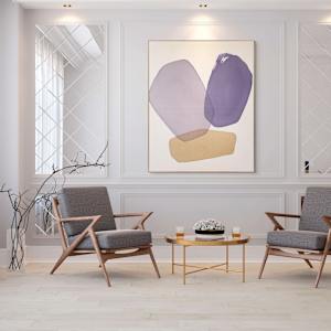 nocturnal violet by Simone Christen  Image: how it could look on the wall