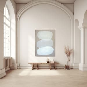 winter breath by Simone Christen  Image: how it could look on the wall