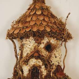 FAIRY HOUSE:   Fairy Shingled House by Cheryl Holz