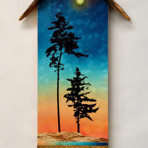 Night Tree Totem: Sheltered Cedar by Cheryl Holz