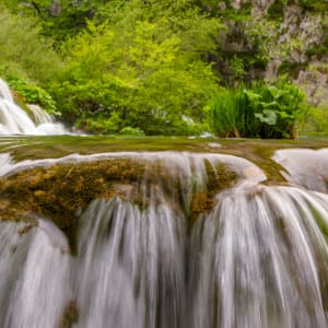 Waterfall in Croatia by Mary Anne Heckman