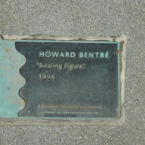Bearing Figure by Howard Ben Tré  Image: plaque set in sidewalk
