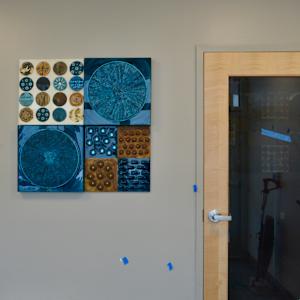 Ode to Rhode Island by Coral Bourgeois  Image: Vestibule, 36" x 36"