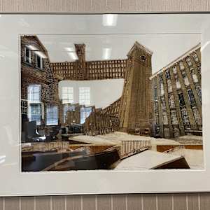 Two framed works by Grace Bentley-Scheck
