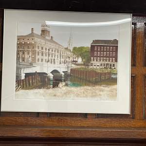 Two framed works by Grace Bentley-Scheck 
