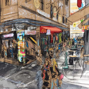 Belgium Waffles, Degraves St by Juliet D Collins